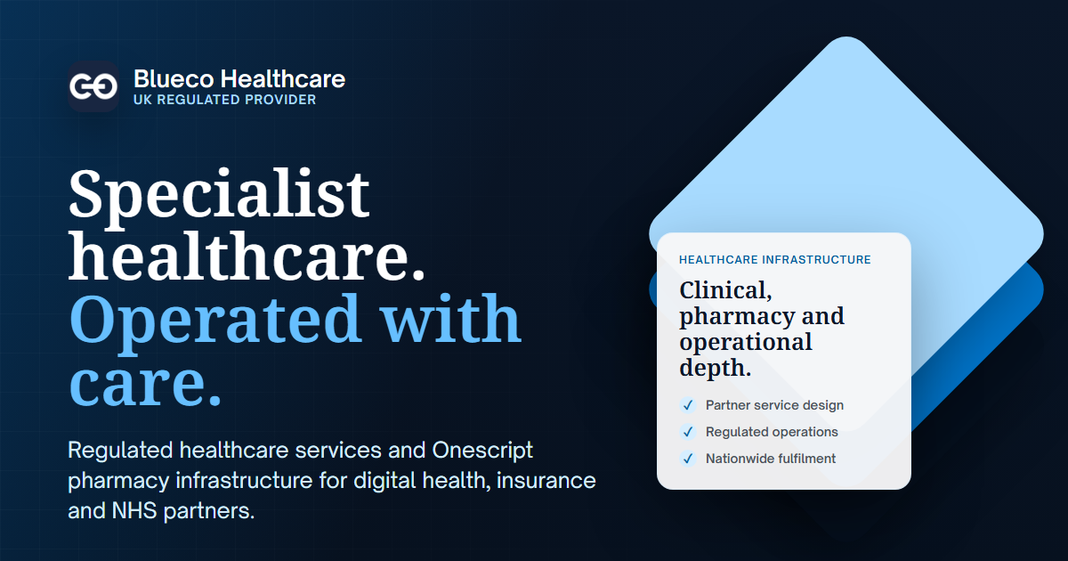 Blueco Healthcare | Regulated Healthcare Infrastructure
